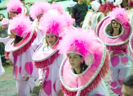 Blocos de enredo empolgaram na noite de sábado de carnaval