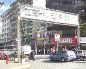 Jovens de outros países estão chegando a Nova Friburgo para a Semana Missionária