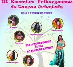 Encontro Friburguense de Danças Orientais agita o Clube de Xadrez no próximo domingo