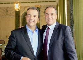 Prefeito reeleito de Trajano de Moraes Carlinhos Gomes se encontra com governador Sérgio Cabral