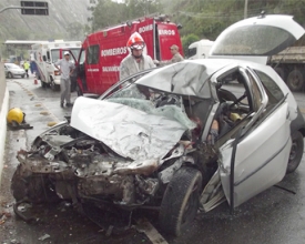 Grave acidente de trânsito na RJ-116 mata professora