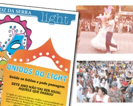 Unidos do Light saúda os foliões e pede passagem