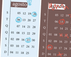 Agosto - Mês do desgosto. Será?