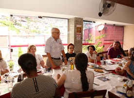 Almoço marca confraternização  da equipe de A VOZ DA SERRA