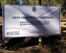 Desmatamento é embargado pela prefeitura