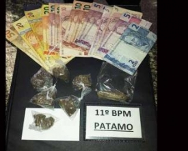 PM apreendem menores com maconha na Rua Portugal