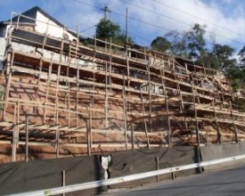 Obras para a contenção de encostas avançam em Conselheiro Paulino