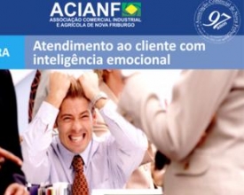 Palestra na Acianf ensina a usar inteligência emocional para atender clientes