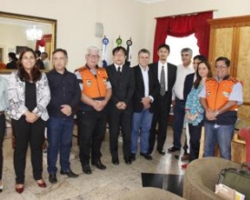 Técnicos japoneses são recebidos na prefeitura de Nova Friburgo