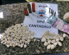 Adolescente é apreendido com drogas em Cantagalo