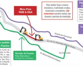 Confira as rotas alternativas para evitar o trânsito na Avenida Roberto Silveira