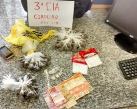 PM prende homens com maconha e cocaína em Cordeiro