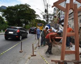 Pontos de ônibus são reativados antes do término das reformas