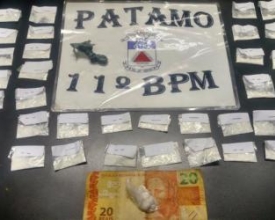 Adolescente de 14 anos é apreendido com cocaína em Riograndina