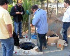 Qualidade da água no Rio Grande é monitorada por equipamento alemão