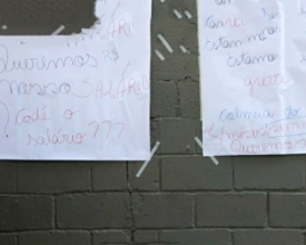 Funcionários da creche Colmeia do Senhor fazem paralisação