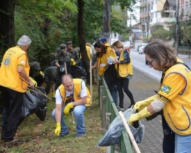 No Dia Mundial da Limpeza, voluntários “faxinam” o Bengalas