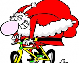 Bike Noel faz a alegria de crianças