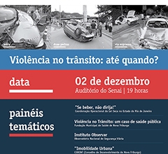 Fórum de Segurança dá continuidade à  campanha contra a violência no trânsito