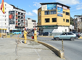 Obras na Avenida Padre Roberto Sabóia de Medeiros