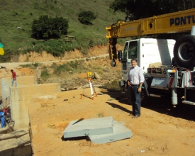 DER e Prefeitura trajanense iniciam reconstrução da ponte de Lagoinha
