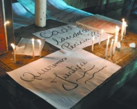 Ato público na Praça Dermeval pede esclarecimentos para o caso Camila