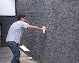 A VOZ DA SERRA ganha muro grafitado 