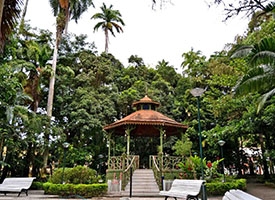 Tombado pelo Inepac, coreto do jardim  de Cantagalo passará por restauração