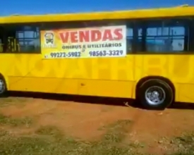 Ônibus de Friburgo está à venda em Brasília por R$ 60 mil