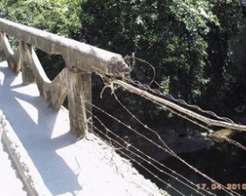 Pontes que dão acesso a Lumiar se encontram em péssimo estado
