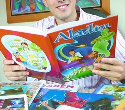 Nas páginas de um livro, a infância tomada de magia