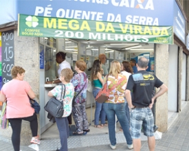 Apostas para Mega da Virada movimentam as loterias da cidade e terminam nesta terça