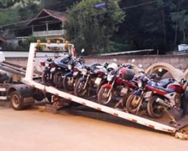 PM apreende 11 motos em Nova Suíça