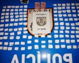 PM apreende menor com cocaína no Alto de Olaria
