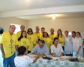 Parceria com Fundação de Saúde garante sucesso de ação comunitária do Rotary em Rio Bonito