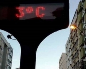 Termômetro da Alberto Braune marca 3 graus de manhã e frio continua