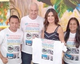 Campanha SOS Hospital do Câncer ganha apoio de Fátima Bernardes