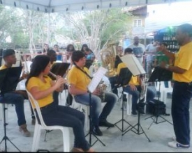 Banda Euterpe integra as atividades do Festival de Amparo