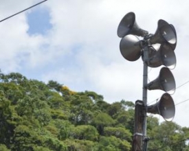 Mais cinco sirenes para chuvas serão instaladas em Friburgo