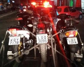 Operação apreende motocicletas e veículos em Conselheiro Paulino