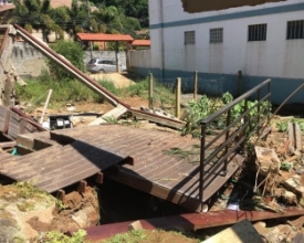 Temporal de sexta deixou rastro de danos no Cônego e Cascatinha
