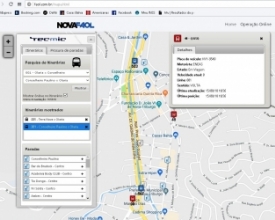 Novo site da Faol mostra localização de todos os ônibus em tempo real
