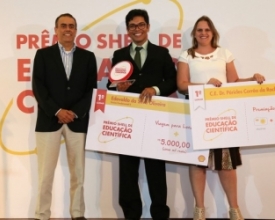 Professor friburguense ganha Prêmio Shell de Educação Científica 2017