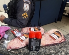 Mulher é presa em flagrante por furto a supermercado em Olaria