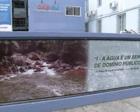 Novo painel na sede da OAB destaca importância da preservação da água