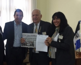 Governador do Rotary Clube visita Friburgo e é declarado hóspede oficial