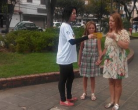 Florestar‭ ‬& Cia‭ ‬promove ato de‭ ‬conscientização‭ ‬em Olaria