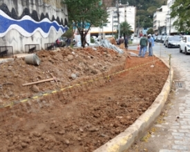 Obras de drenagem no Centro começam sem afetar o trânsito