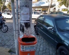 Prefeitura vai retirar cartazes de postes e lançar campanha de conscientização