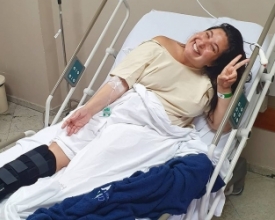 Atriz Mariana Xavier sofre acidente em Macaé de Cima